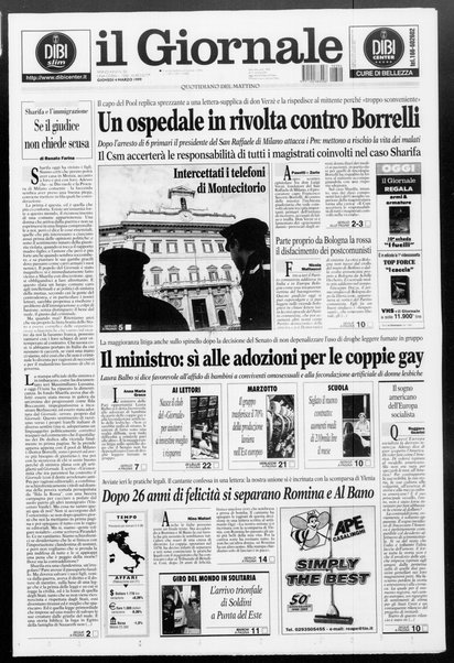 Il giornale : quotidiano del mattino